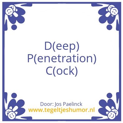 Tegeltje: DPC