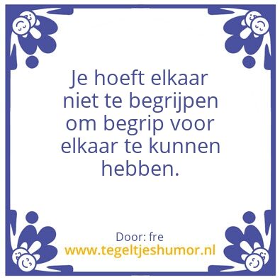 Tegeltje: begrip