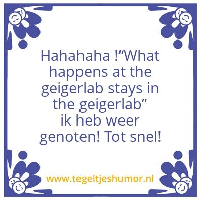 Tegeltje: Cor