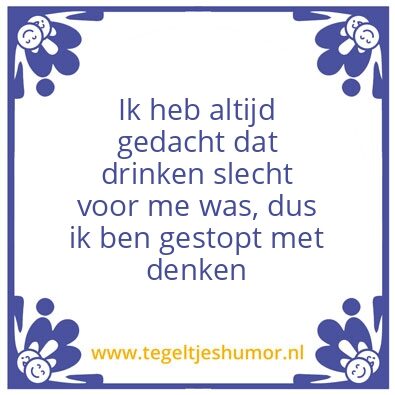 Tegeltje: Slecht