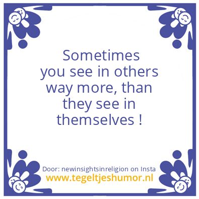 Tegeltje: Sometimes..