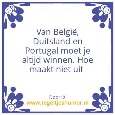 Tegeltje: X