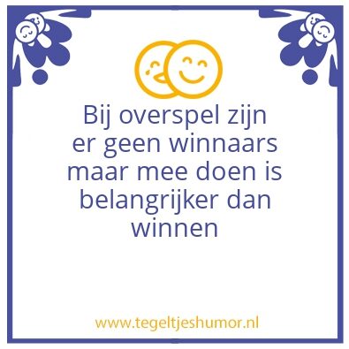 Tegeltje: Ja