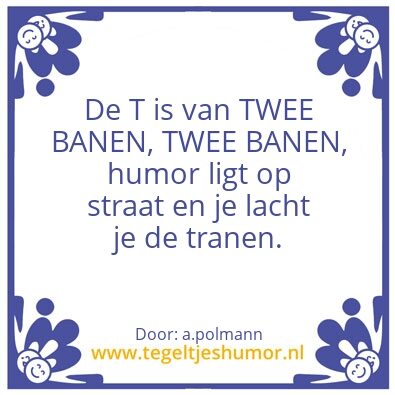 Tegeltje: T