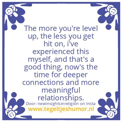 Tegeltje: level up