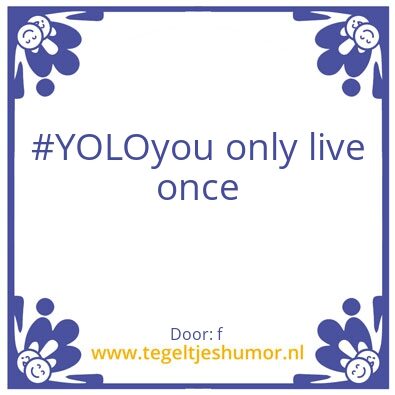 Tegeltje: f