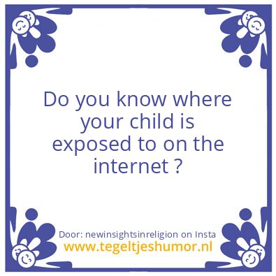 Tegeltje: exposing