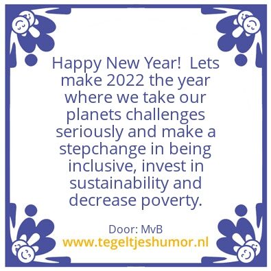 Tegeltje: 2022