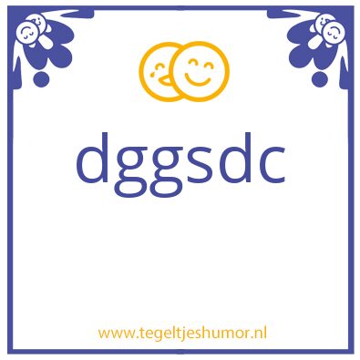 Tegeltje: naam