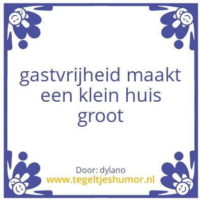 Tegeltje: ok