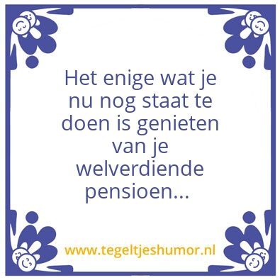 Tegeltje: Tinus