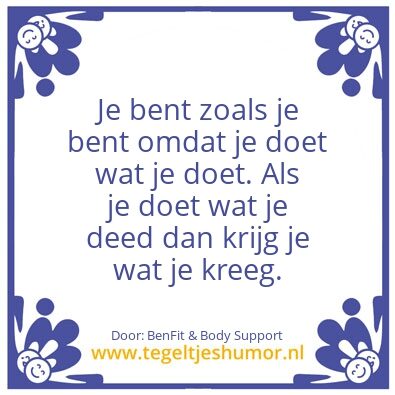 Tegeltje: Verandering