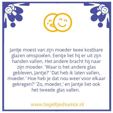 Tegeltje: Jantje