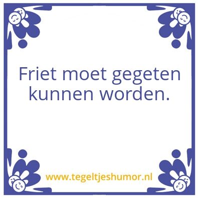 Tegeltje: Test