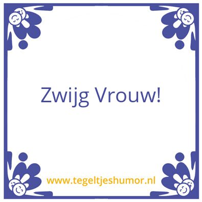 Tegeltje: A