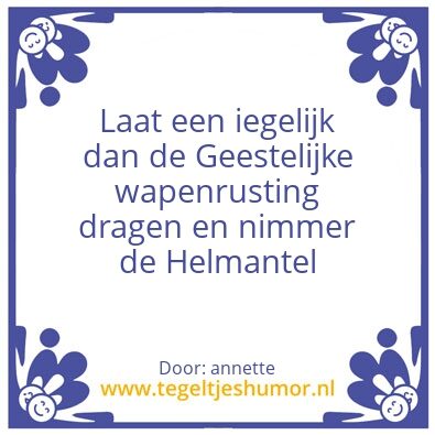 Tegeltje: Eeuwe
