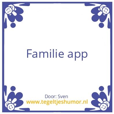 Tegeltje: Sven