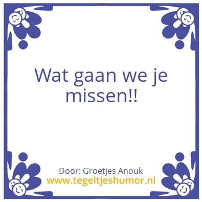 Tegeltje: Tinus