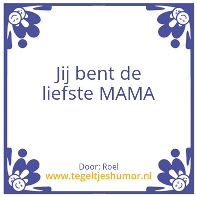 Tegeltje: Moederdag