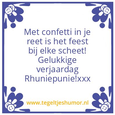 Tegeltje: Rhune
