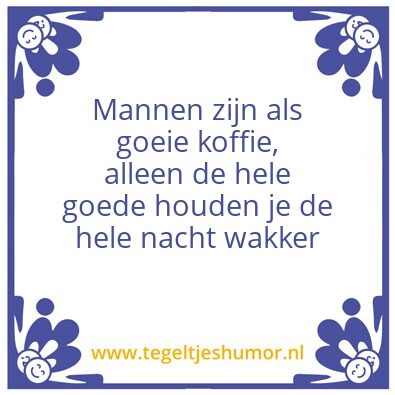 Tegeltje: Mannen