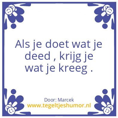 Tegeltje: Marcel