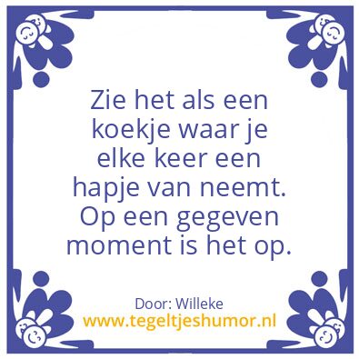 Tegeltje: Metafoor