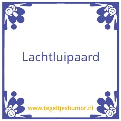 Tegeltje: Dierenspel