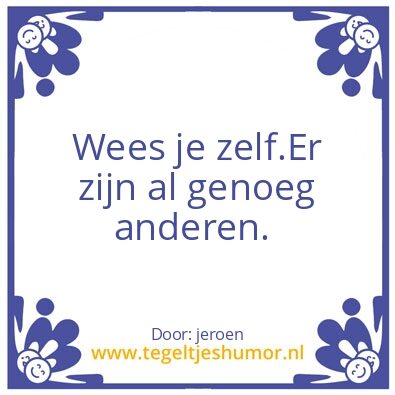 Tegeltje: god