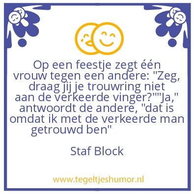Tegeltje: ring