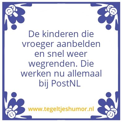 Tegeltje: 1