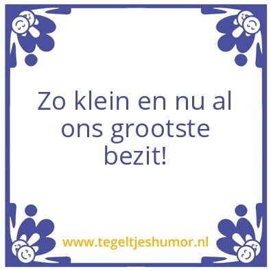 Tegeltje: Bezit