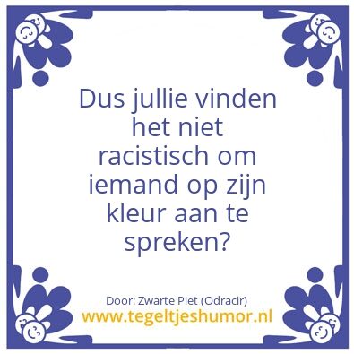 Tegeltje: Sinterklaasfeest