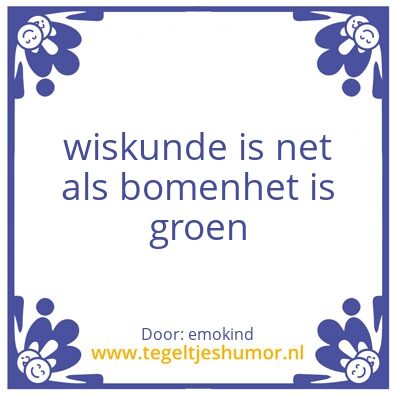 Tegeltje: tegel