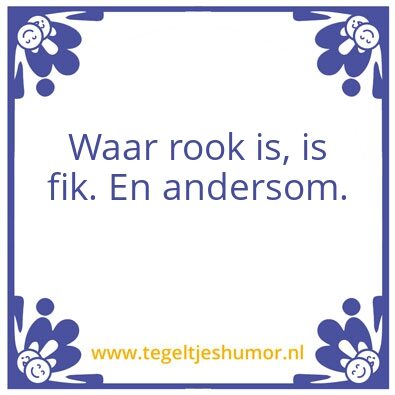 Tegeltje: Fik
