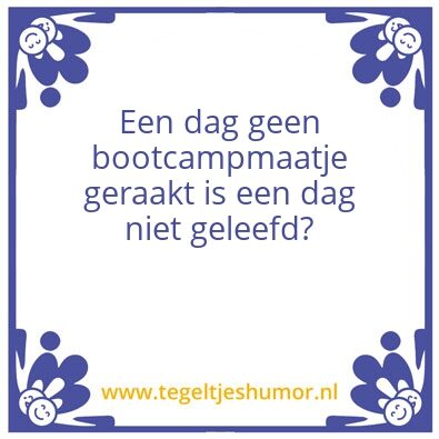 Tegeltje: Bootcamp2