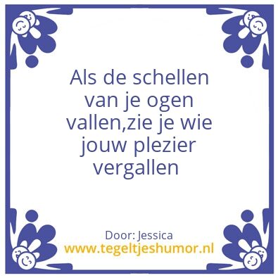 Tegeltje: Besef