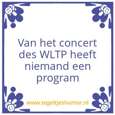 Tegeltje: WLTP