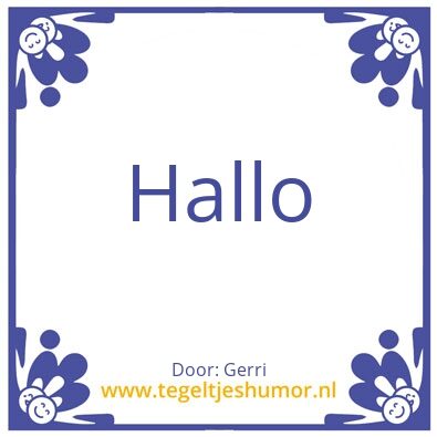 Tegeltje: Elek
