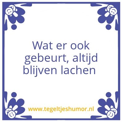 Tegeltje: B&A
