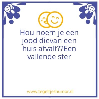 Tegeltje: Jood