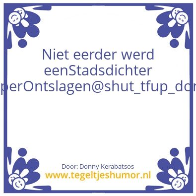 Tegeltje: Haarlem