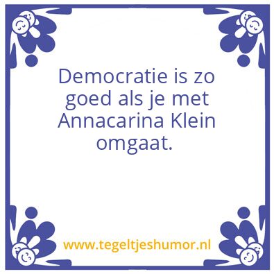 Tegeltje: demo