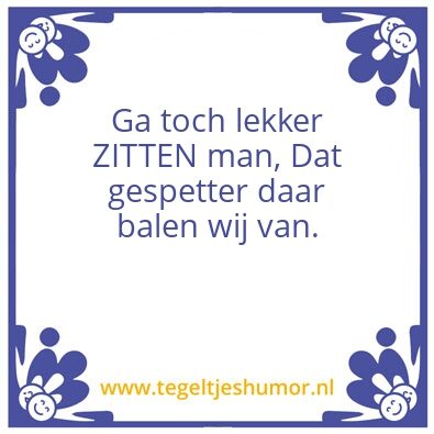Tegeltje: Wc