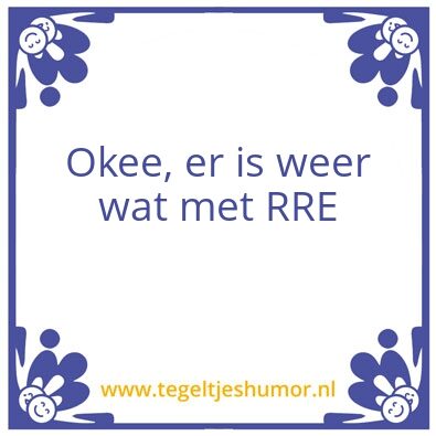Tegeltje: Ojee
