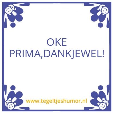 Tegeltje: K