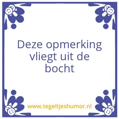 Tegeltje: wlay
