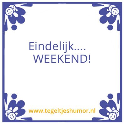 Tegeltje: W