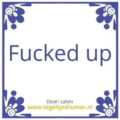 Tegeltje: hoi
