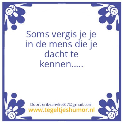 Tegeltje: EVV